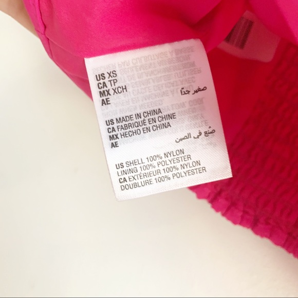 INC Crop Top Bralet in Hot Pink Strappy Fitted Size XS - Picture 9 of 9